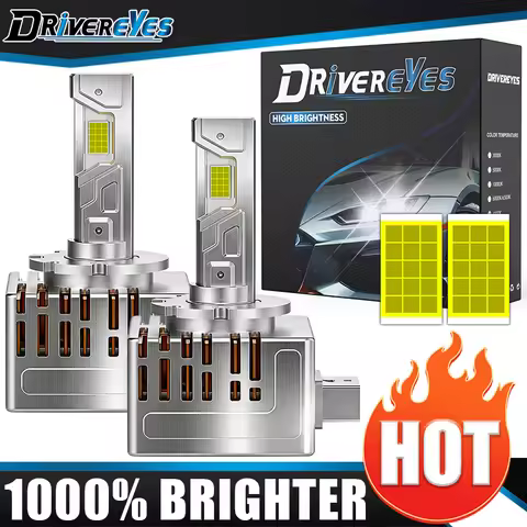 D3S Led Headlight Bulbs 1000% Brighter Canbus HID D1S D2S D4S D1R D3R D2R D4R D Series 1:1 Xenon Lam