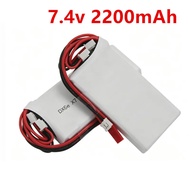 7.4V 2200mAh Lipo Battery for FrSky Taranis Q X7 2.4G Transmitter Spektrum DX8 DX6e DX6 Rc Spare Par