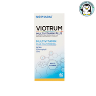 BIOPHARM Viotrum Multivitamin Plus ไวโอทรัม มัลติวิตามิน พลัส ขนาด 60 เม็ด [HT]