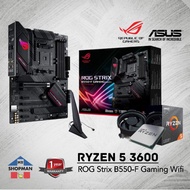 AMD Ryzen 5 5600G /5600X /5700x Processor + Asus Rog Strix B550 F Wifi II Motherboard Bundle B550F