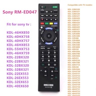 Sony Smart tv Remote Control Bravia TV For Sony TV RM-ED047 FOR SONY BR TV KDL-46HX850 KDL-40HX758 K