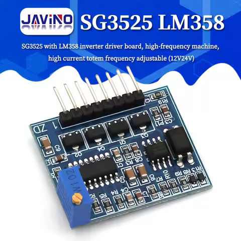 SG3525 LM358 Inverter Driver Board 12V-24V Mixer Preamp Drive Module High-Frequency Adjustable 1A In