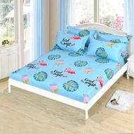 【Hot new products】 ✍Heureux hot sell cadar fitted bedsheet single queen king size cotton fabric flam