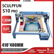SCULPFUN S10 Laser Engraver 10W Engraving Cutting Machine with Air Assist Nozzle Tube for Metal 410*400mm