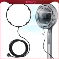 [Lohobby] Fan Misting for Patio FT (8M) Misting Brass Nozzle & Adapter, Connects to Outdoor Fan, Fan