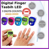 [SINGAPORE SELLER]  Electronic Tasbih / Tasbeeh LED Digital Display Finger Hand Tally Counter (00000 - 99999)
