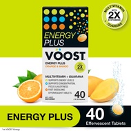 VOOST Energy Effervescent Vitamin Supplement 40 Tabs to support energy production (40 count)
