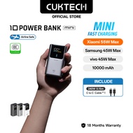 【3C  Certification】CUKTECH Mini 55W Fast Charging 10000mAh Powerbank Xiaomi 55W Max Samsung 45W iP16