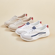 Casual Shoes - Elevated Sole | Sporty & Comfortable White Shoes - Suitable for Spring