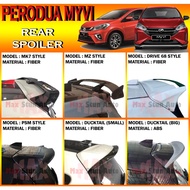 PERODUA MYVI 2018-2022 REAR SPOILER DUCKTAIL (MK7,D68,MZ,PSM,MG,MG2,SILK BLAZE,GT) SPOILER FOR NEW M