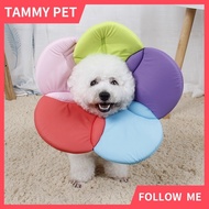 Dog Cone Cat E-collar-Soft Flower Design Pet Cone for Puppy Big Dog Surgery Wound Healing Anti Licki