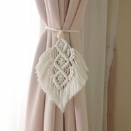 Macrame Feather Leaves Curtain Tie Bohemian Home Decor Cafe Decor