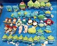 Disney 迪士尼 Toy Story 反斗奇兵 三眼仔 巴斯光年 抱抱龍 勞蘇熊 吱吱 企鵝 箭豬 怪獸公司 毛毛 Sulley 大眼仔 單眼仔 景品 毛公仔 全新正版有牌 中古 已絕版 生日禮物