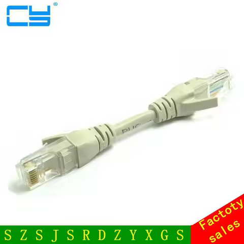 10cm 0.1m CAT 6 cable RJ45 CAT6 CAT5 CAT 5 CAT5e UTP Ethernet Network Cable Male to Male RJ45 Patch 