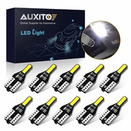 AUXITO 10Pcs T10 W5W Led Bulb 168 194 Led Auto Lamp For Car Interior Trunk Lamp 12V 6000K White