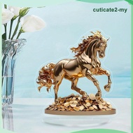 [CuticateddMY] 2D Flat Horse Statue Tabletop Sculpture for Bedroom Living Room Countertop