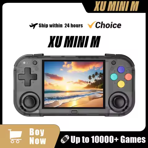 XU MINI M Handheld Game Console 2.8'' Screen Linux OS MINIM Retro Simulator Video Player Portable Co