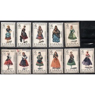 Spain Fashion Costume Fabric Theme Stamp K128