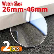 2Pcs Universal Round Watch Tempered Glass Screen Protector Film For 27mm 28mm 29mm 30mm 32mm 34mm 35