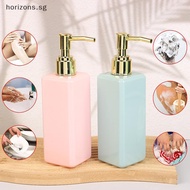 [B&T Dec] 250ml Liquid Soap Dispenser Refillable Pump Bottle Square Bathroom Accessory Shampoo Condi