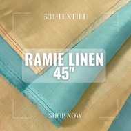 ♞RAMIE LINEN ECO FRIENDLY FABRIC/TELA 45" POLO BARONG GUSOT MAYAMAN TOPS