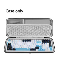 90%-96% Keyboard Case, Hard Shell Travel Carrying Bag for 100keys Computer Mechanical Portable Keybo