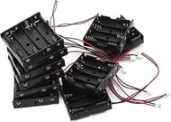 AA Battery Holder, 4-Slots 6V Battery Holder Case Storage Box with XH-2P (2.54mm) Connection, Pack o