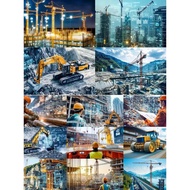 4K Smart Construction Site IoT Construction Video 5G Tower Hanging AI Monitoring Dust Detection Digi