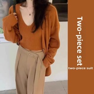 YUEZHONGWEI | Dopamine Spring Outfit Knitwear Set