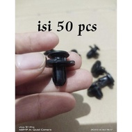 TOYOTA NEW!!! Car bumper grill clip button Avanza Veloz Mirage cx5 agyaTOYOTA, 50 pcs