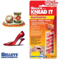 MAJU Selleys Knead It Multi Purpose 50g Epoxy Polymer Putty Compound 2 Ton Glue Araldite