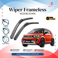 SUZUKI Ignis Wiper Car Window Broom Frameless Banana Rubber Model 1 Set Original Car Wiper Rubber Va