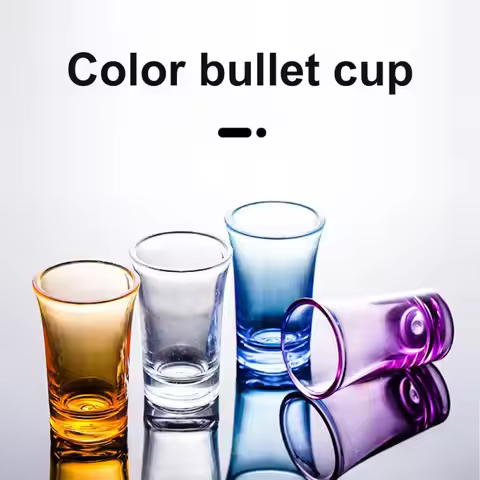 10-1PCS NEW Shot Glass Plastic Spirits Shot Cup Party Bar Club Drinking Tool Wedding Wine Glasses Co