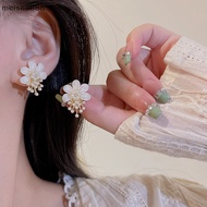 meisha888 Fashion Flower Pearl sel Drop Earrings For Woman Wedding Jewelry Party Accessories