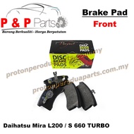Front Brake Pad - Kancil Daihatsu Mira L2 L2S 660 Turbo