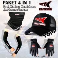 Accessories Package 4 in 1 kastking Fishing Net Hat - buff Mask - Hand socks - super Fishing Gloves