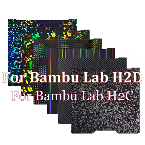 For Bambu Lab H2d H2S H2C Double Sided Bambulab Smooth Build Plate Hiqh Quality For Bambu Lab H2D Ac