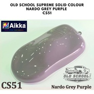 Aikka Paint CS51 Nardo Grey Purple, Old School Supreme Solid Colour Car Paint Cat Kereta Bancuh Colo