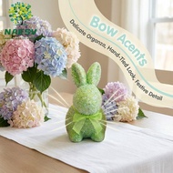 NAESV Easter Bunny Ornament, Colorful Simulation Bunny Rabbit Easter Figurine, Exquisite Hand Painte