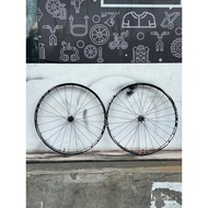 WHEELSET MT66 MTB 29 INCH SHIMANO SLX MT 66 ORIGINAL PAIR 29ER GRAVEL CENTERLOCK HYPERGLIDE 700C