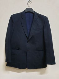 3425時尚(定制)藍色紳士西裝外套#全館防疫期間一律8折優惠
