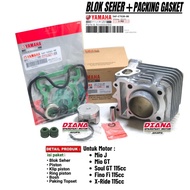 BLOK SEHER CYLINDER PISTONKIT MIO J MIO GT X RIDE 115 FINO FI 115 MIO SOUL GT 115 MIO GT 115 54P
