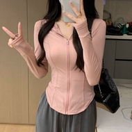 Sunscreen Clothes For Women In Summer Original Yarn Slim Ice Silk Thin Hooded Cardigan For Women UV