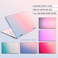 Laptop Sticker, Unique Color gradient Pattern For Laptop Acer, HP, Dell, Macbook, surface....