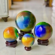 Five-color cat's eye ball 8 to 15cm