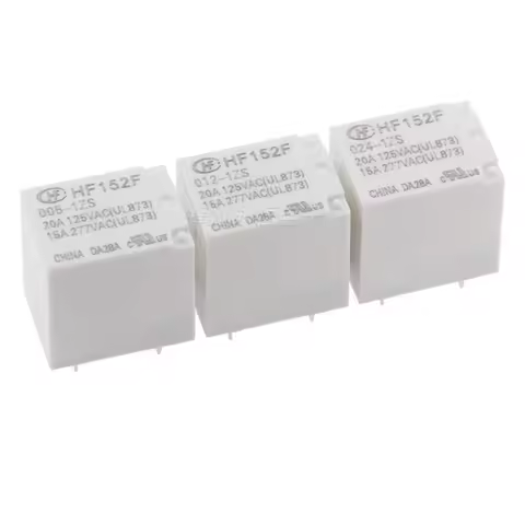 2PCS/Lot High Power Relay HF152F-005 012 024-1HS 1HST 1ZS 1ZST 4/5PIN 17A A group of normally open
