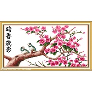 Cross Embroidery Painting with Fragrance of Flowers H0294 (CUSTOMER'S SELF-EMBROUGHT) Size: 76X43CM