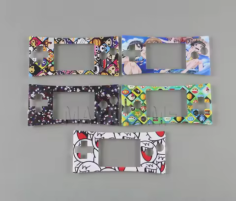 For GameBoy Micro Replacement Front Faceplate Cover for GBM GameBoy Micro System Front Case
