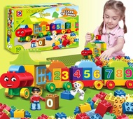 Big Train Building Blocks Duplo DIY Educational Toys for Children 50pcs.