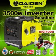 DAIDEN Japan 3500W Portable Gasoline Inverter Generator 4 Stroke Silent Type Generator (DIG-4000i)